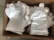 Αποτυπωμένα σε ανάγλυφο μίας χρήσης πλαστικά γάντια για τον ιατρικούς έλεγχο/το χειρισμό τροφίμων
